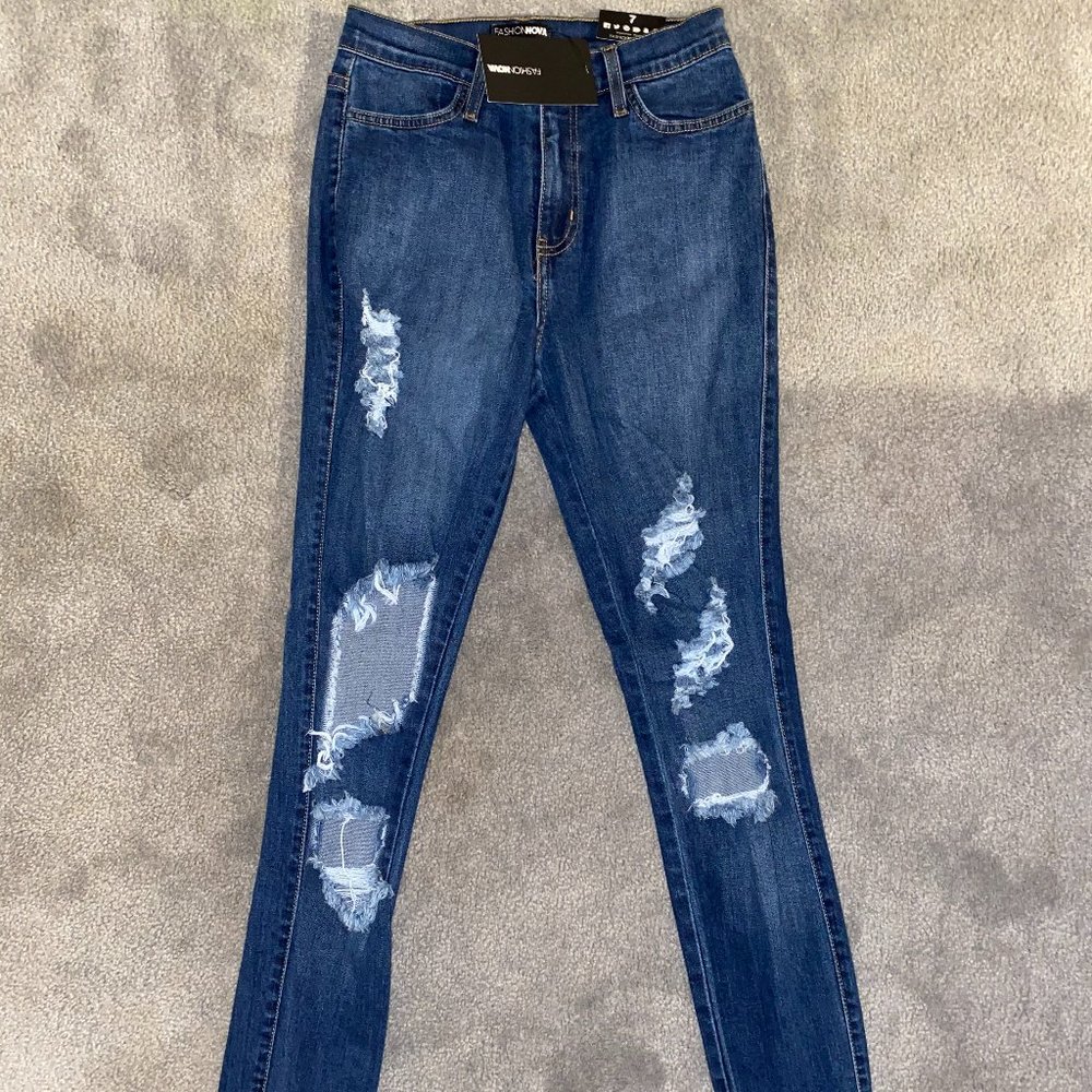 Beach Bum Jeans - Medium Blue - Picture 2 of 3